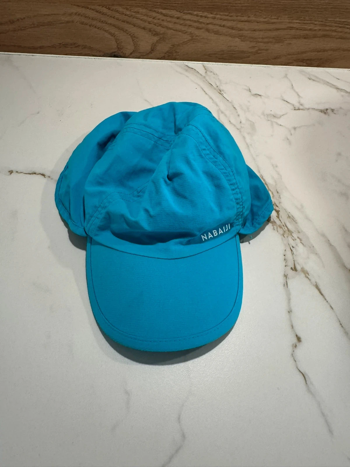 Casquette piscine mer 6 12 mois bleu turquoise Nabaji Décathlon